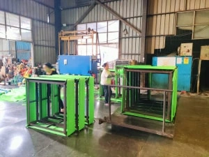 Custom filament extrusion line
